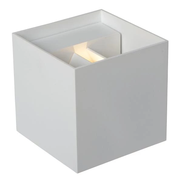 Lucide AXI - Foco de pared / Lámpara de pared Baño - LED - 2x7W 2700K - IP54 - Ángulo de haz ajustable - Blanco - detalle 2